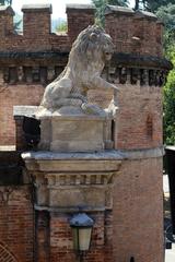 Close-up of cassero di Porta Saragozza