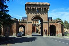 Porta Saragozza as seen from the inside