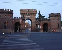 Porta Saragozza historic city gate in Bologna