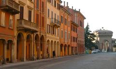 Monument in Via Saragozza, Bologna, Italy