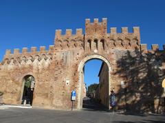 Porta Tufi in Siena, Italy