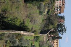 Siena city walls near Porta Tufi