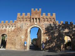 Porta Tufi in Siena, Italy