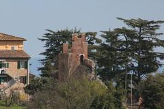 Porta Tufi city gate in Siena