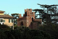 City Gate Porta Tufi in Siena from West