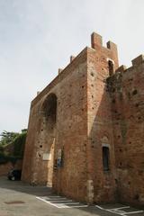 City Gate Porta Tufi seen from the Inside in Siena