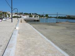 reconstructed quay in Tonnay-Charente, Charente-Maritime, France