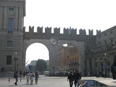 Piazza Bra in Verona on April 6, 2007