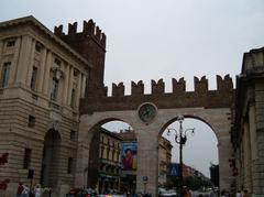 Piazza Bra Clock Tower in Verona