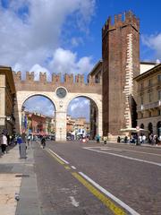 Portoni della Bra monument in Verona, Italy