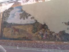 Fresco inside Reggia di Carditello depicting mythological scenes