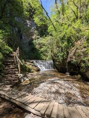 waterfalls and streams in Valle delle Ferriere Nature Reserve