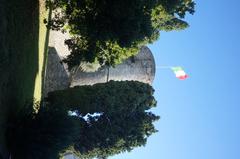 Mastio of Rocca di Bergamo Castle in Lombardy, Italy