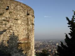 Mastio of the Castle Rocca di Bergamo in Bergamo