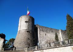 Bergamo Rocca monument in Italy