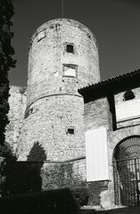 Black and white photograph of Bergamo in 1981 by Paolo Monti