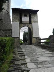 Entrance to Rocca in Bergamo