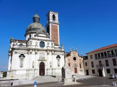 Santuario di Monte Berico in Vicenza with the ancient Gothic church