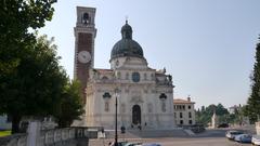 Basilica di Monte Berico interior with ornate architecture and religious artifacts