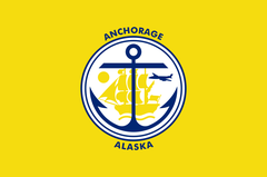 Flag of the city of Anchorage, Alaska