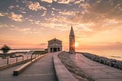 Caorle, Italy coastal view