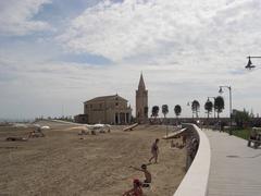 Chapel on Caorle beach