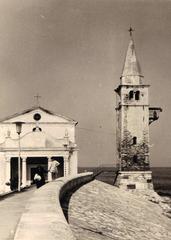 Caorle Madonna dell Angelo on the pier in 1958