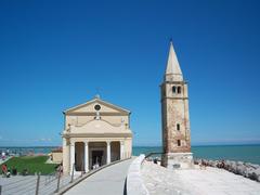 Madonna dell Angelo church in Caorle scenic view