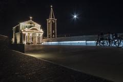 Santuario della Madonna dell'Angelo at night