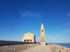 Santuario della Madonna dell'Angelo in Caorle on a sunny day