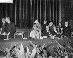 National Federation of Mental Health Jubilee Meeting at Royal Tropical Institute in Amsterdam, 1959