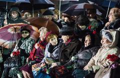 Opening ceremony of the Wall of Grief memorial