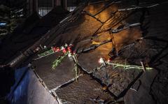 Opening ceremony of the Wall of Grief memorial