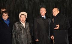 Vladimir Putin at Wall of Grief memorial opening ceremony