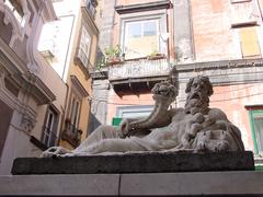 Ancient statue representing the Nile in Naples