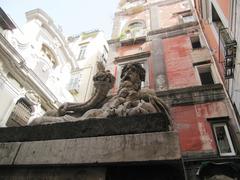 Statue of the Nile God in Naples, Italy