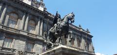 El Caballito statue in Mexico City