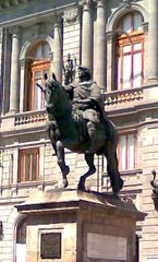 equestrian statue of Carlos IV in Mexico City