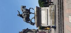 El Caballito statue in Mexico City