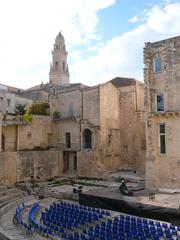 Ancient Roman theater in Lecce, Italy