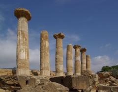 Temple of Heracles in the Valley of the Temples, Agrigento, Sicily