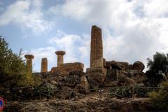 Temple of Heracles in the Valley of the Temples, Agrigento, Sicily