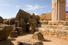 Temple of Hercules in Agrigento, Sicily, Italy