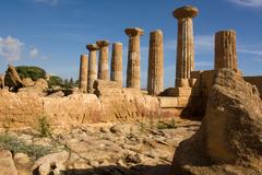 Temple of Hercules in Agrigento, Sicily