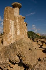 Temple of Hercules in Agrigento, Sicily, Italy