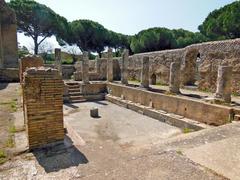 Terme Taurine's calidarium in Civitavecchia, Lazio, Italy