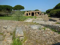 Civitavecchia Terme Taurine imperial building view