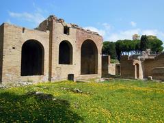 Terme Taurine building in Civitavecchia, Italy