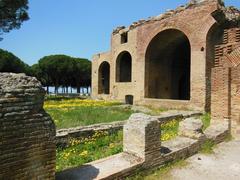 Imperial-era building at Terme Taurine in Civitavecchia, Lazio, Italy