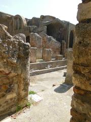 Ruins of Terme Taurine's caldarium in Civitavecchia, Italy